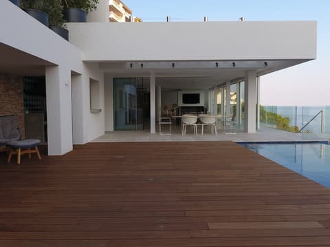 perspectiva casa piscina