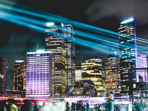 iluminacion de ciudades